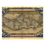 Vintage World Map Atlas Historical Design photography