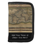 Vintage World Map Atlas Historical Design Planner