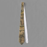 Vintage World Map Atlas Historical Design Neck Ties