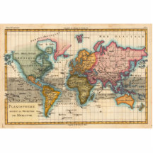 World Map Cutouts