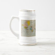 Vintage World Map mugs by pixelholic Vintage World Map mugs