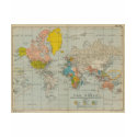 Vintage World Map t-shirts