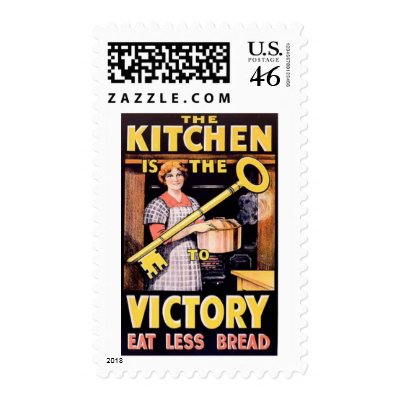 Vintage World War One Ration Poster Stamp by cowboyannie