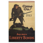 Vintage World War Poster Calendar 2013