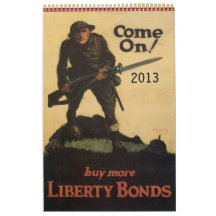 Vintage World War Poster Calendar 2013