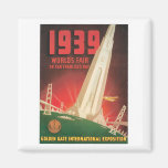 Vintage World's Fair San Francisco Refrigerator Magnet