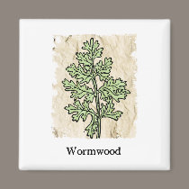 Vintage Wormwood Magnet