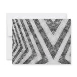 Vintage Worn Hazard Stripes Textured Personalized Announcement