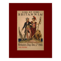 Vintage WW1Brittania Poster posters