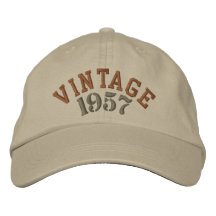 Vintage Year Embroidered Baseball Cap