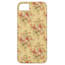 Vintage Yellow Floral iPhone 5 Case