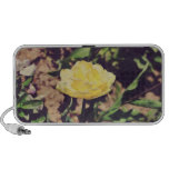 Vintage yellow flower travelling speaker