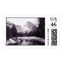 Vintage Yosemite National Park Postage Stamps