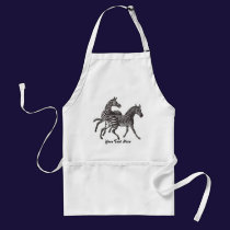 Vintage Zebras Apron