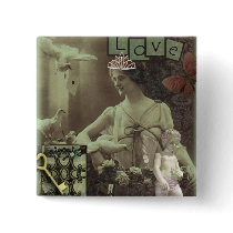 Vintagecollage buttons by pchanger Vintagecollage buttons