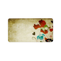 Vintagepoppies Avery Label