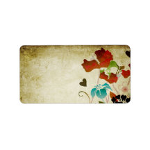 Vintagepoppies Avery Label