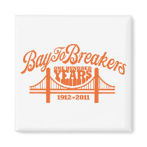 VintagVintage Bridge - Orange Fridge Magnets