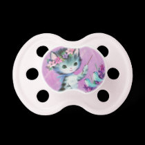 vintsge cute kitten pacifier pacifiers