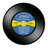 Vinyl 45 Record Birthday Party Invitation