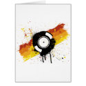 Vinyl Graffiti - DJ record DJing DJs Disc Jockey cards
