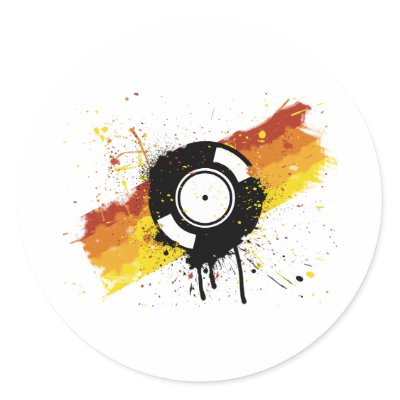 Vinyl Graffiti Sticker by HOTDJGEAR