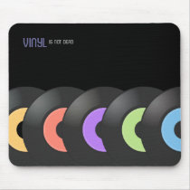 Vinyl Is Not Dead mousepad by BluePlanet Vinyl Is Not Dead mousepad
