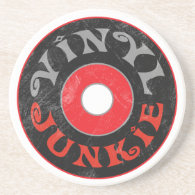 Vinyl Junkie Coaster