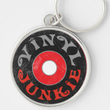 Vinyl Junkie Keychains