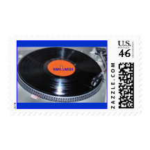 VINYL LIVES!! postage stamps