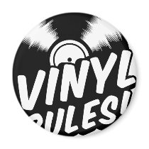 vinyl fridge magnet
