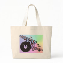 Vinyl Record and Notes Bag