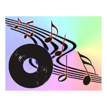 Vinyl Record and Notes Poster posters by thehatch Vinyl Record and Notes Poster posters