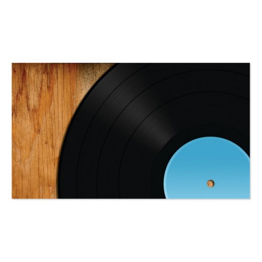 Vinyl Record Business Cards (back side)