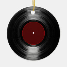 vinyl record christmas tree ornaments