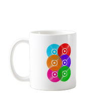 Vinyl Record Colors Coffee Mugs