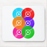 Vinyl Record Colors Mousepads
