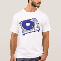 Vinyl Record Deck t-shirts by dazautomatic Vinyl Record Deck t-shirts