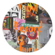 Vinyl Record Guru stickers by vcardinalli Vinyl Record Guru stickers