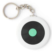 Vinyl record key chains