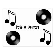 Vinyl Record Post Cards