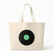 Vinyl record tote bags