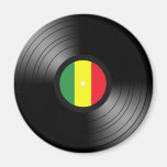 Vinyl reggae magnets