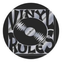 Vinyl Rules stickers