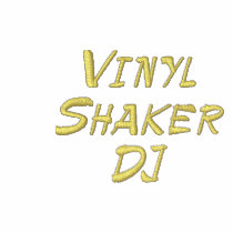 Vinyl Shaker DJ embroidered shirts
