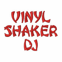Vinyl Shaker DJ embroidered shirts