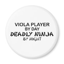 Viola Deadly Ninja by Night Refrigerator Magnets