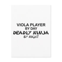 Viola Deadly Ninja by Night Postcard