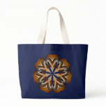 Viola F-hole Mandala Tote Bags