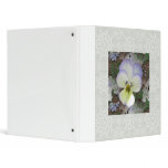 Viola Pansy ~ Lavender Cream 2 binders